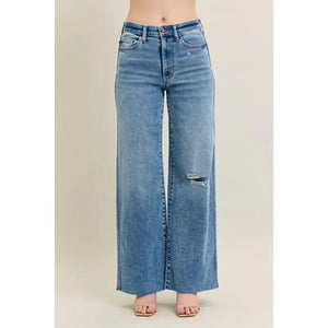 Judy Blue Vintage distressed wide leg