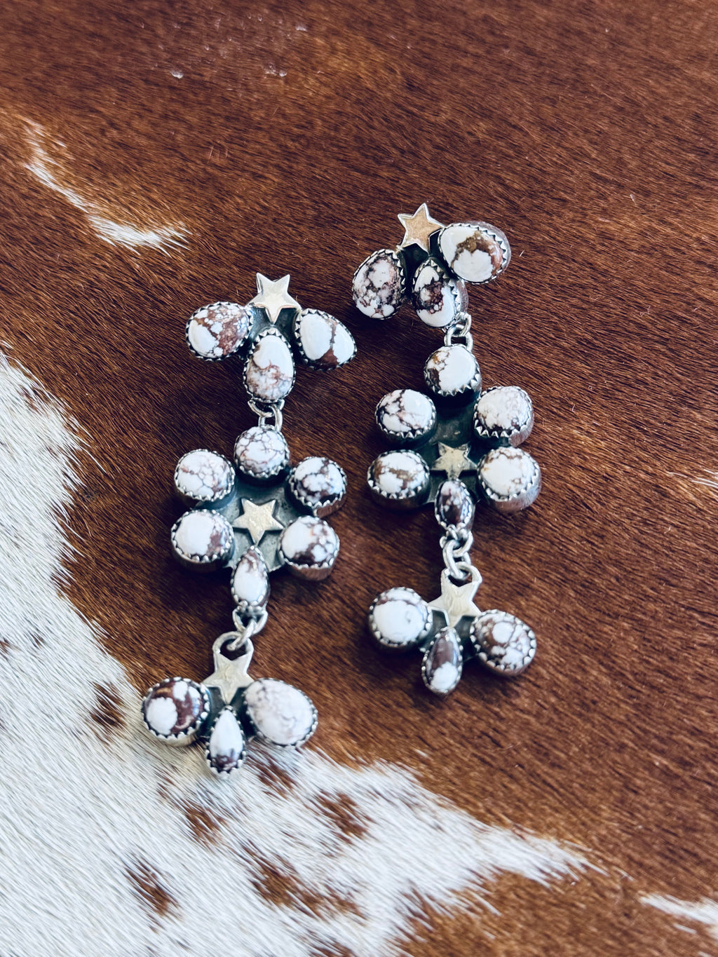 Wild horse star dangle earrings