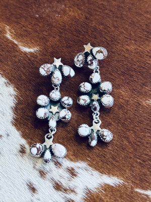 Wild horse star dangle earrings