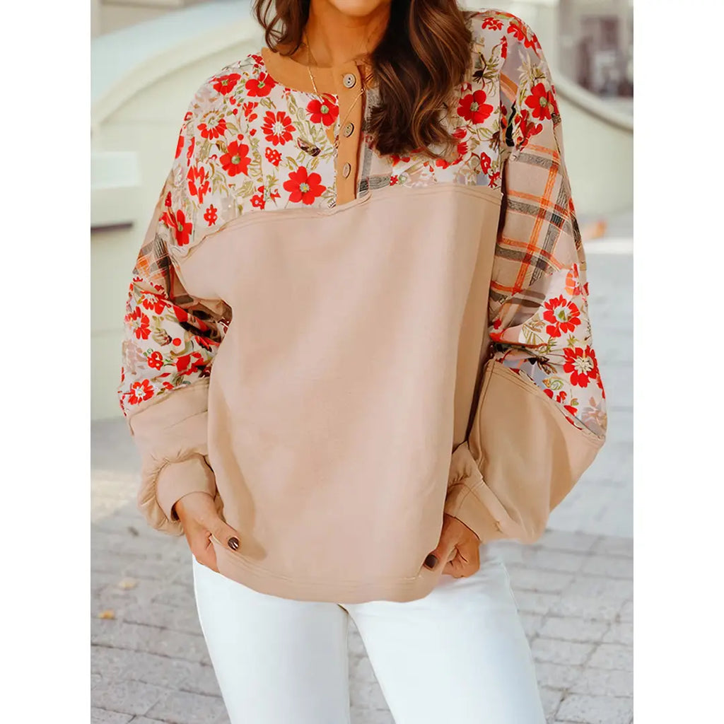 Lady like patchwork top