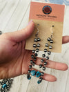 Navajo Kingman Turquoise & Sterling Silver Pearl Beaded Necklace Set