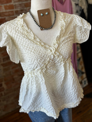 Ruffle Chic Blouse