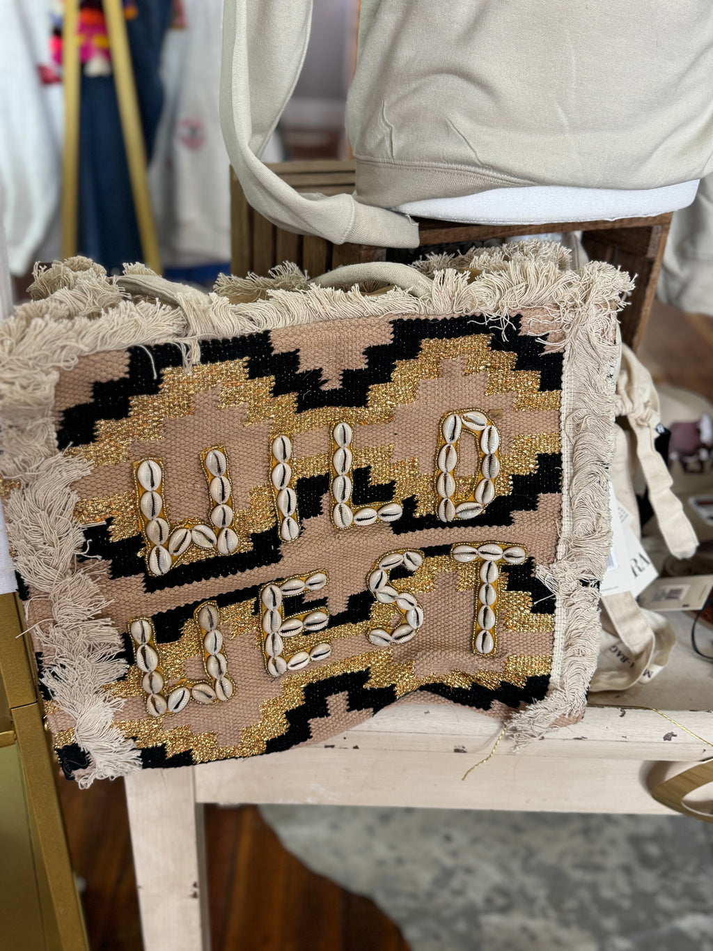 wild west sandstone tote