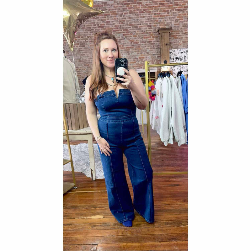 Denim jumpsuit