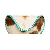 cowhide sunglass case