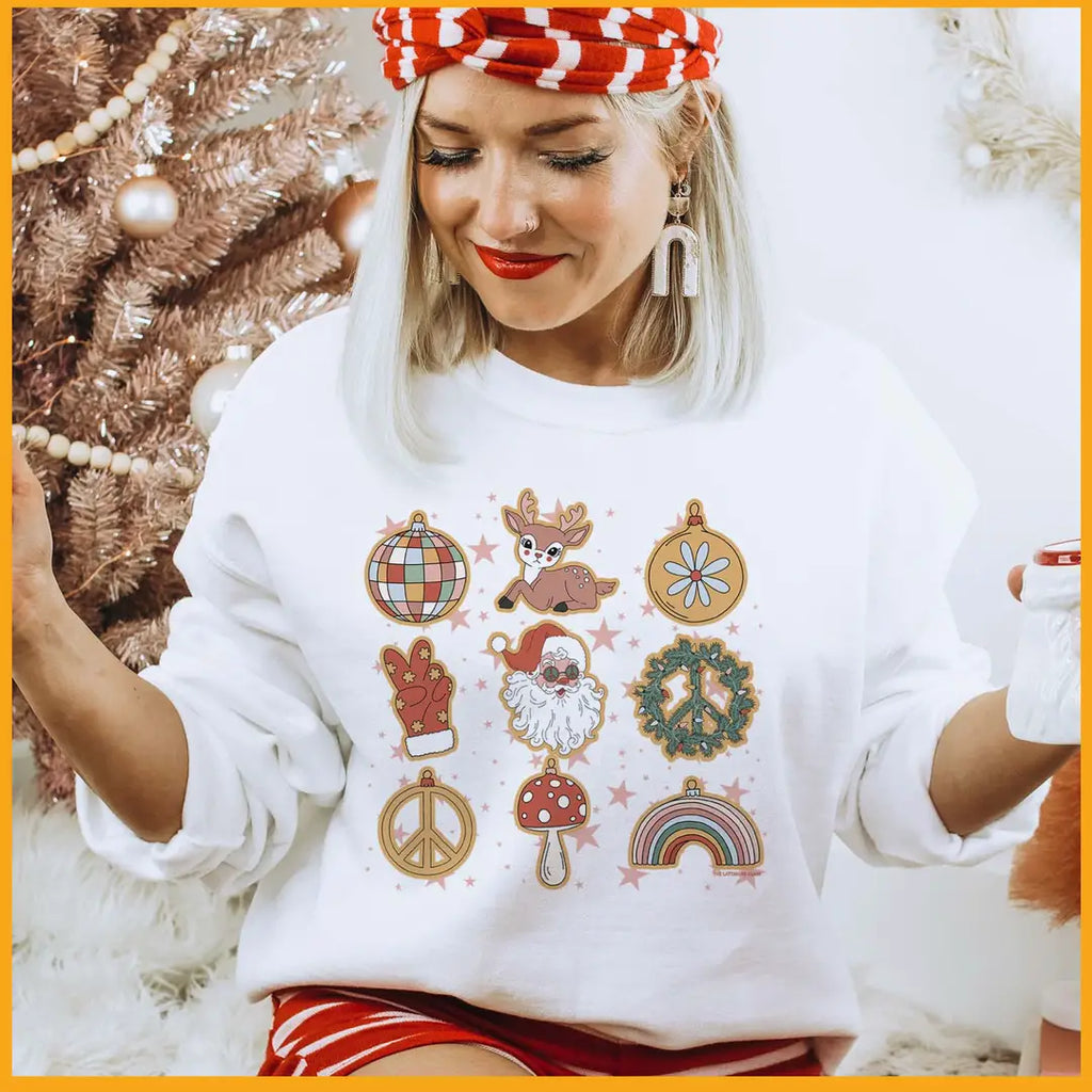 Groovy Christmas Sweatshirt