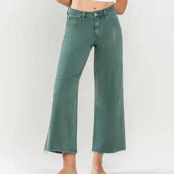 Mallard High rise crop wide leg