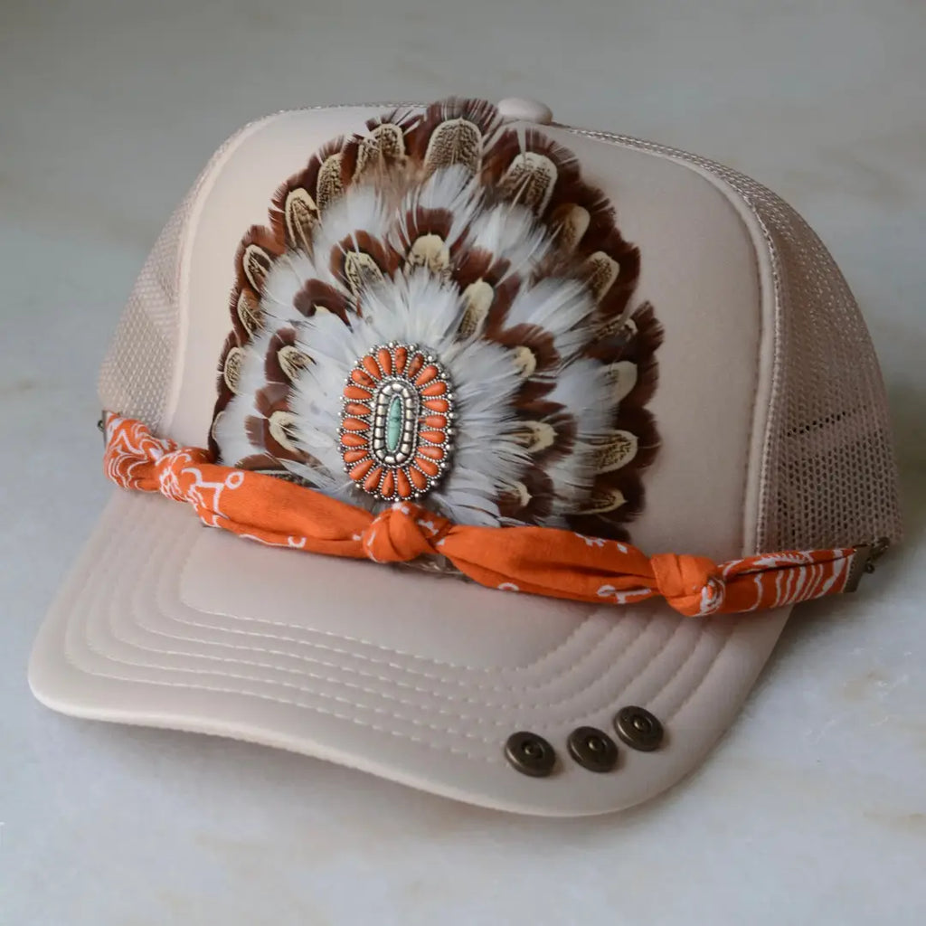 Free stone trucker hat