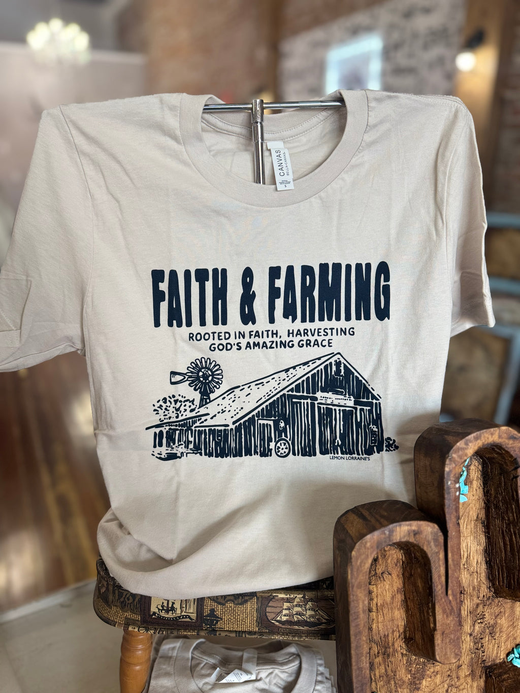 Faith and farming tee