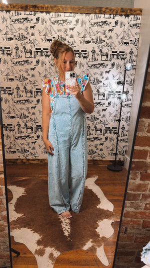Fraya Denim Overall
