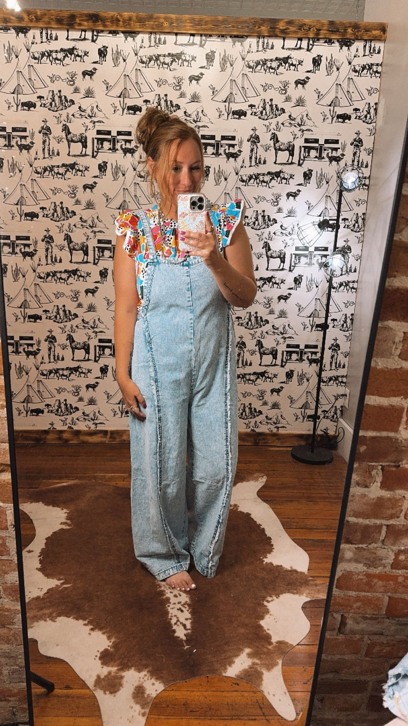 Fraya Denim Overall