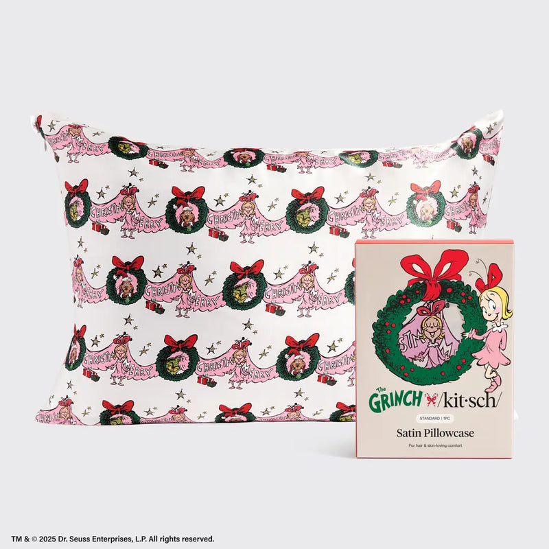 The Grinch Cindy Lou Who Satin Pillow Case