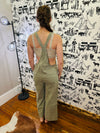 Olive Green Overalls