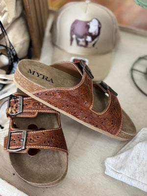 Molly Tooled sandals