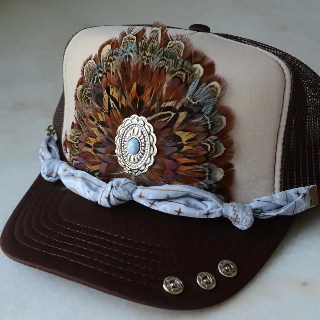 Free stone trucker hat