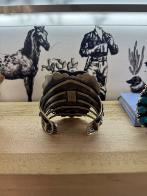 Saddle Cuff by Tim Yazzie
