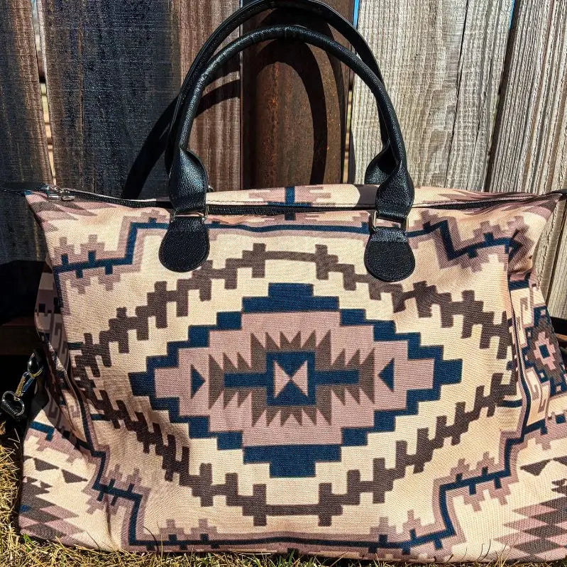 X large navajo rug tote