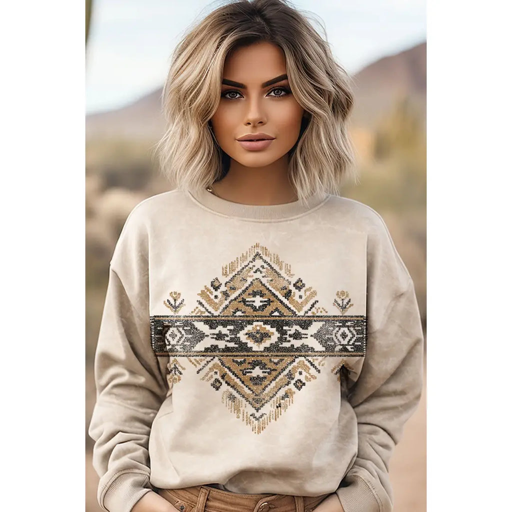 Vintage Aztec sweatshirt
