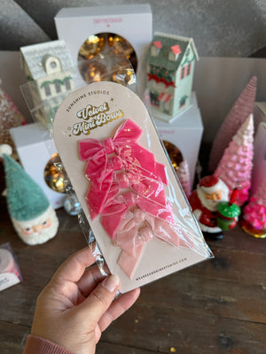 Holiday Velvet Mini Bows