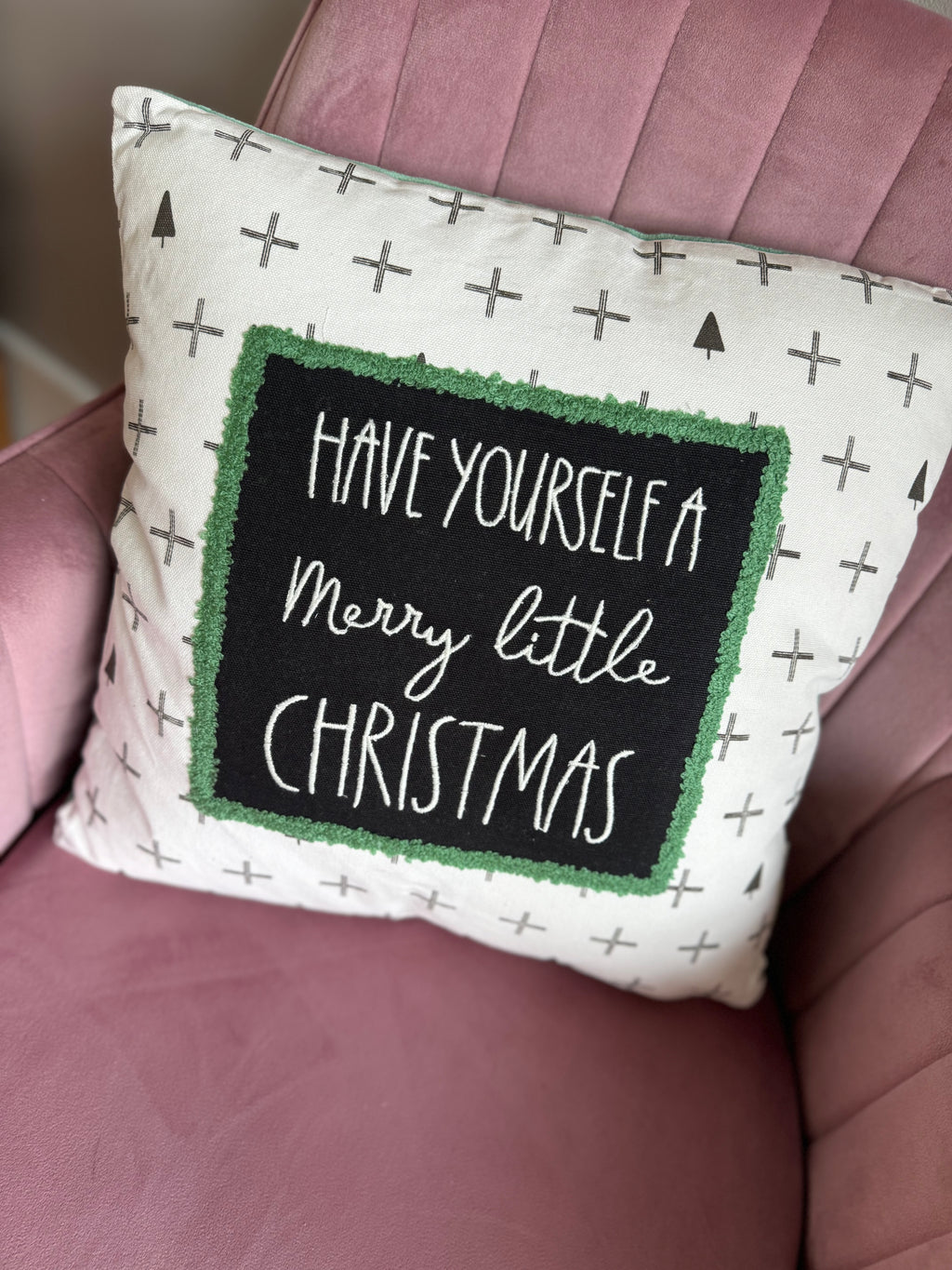 Have yourself a merry little Christmas Pillow