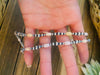 Sterling Silver Navajo Pearl & Pink Opal Beaded Necklace 24 inch