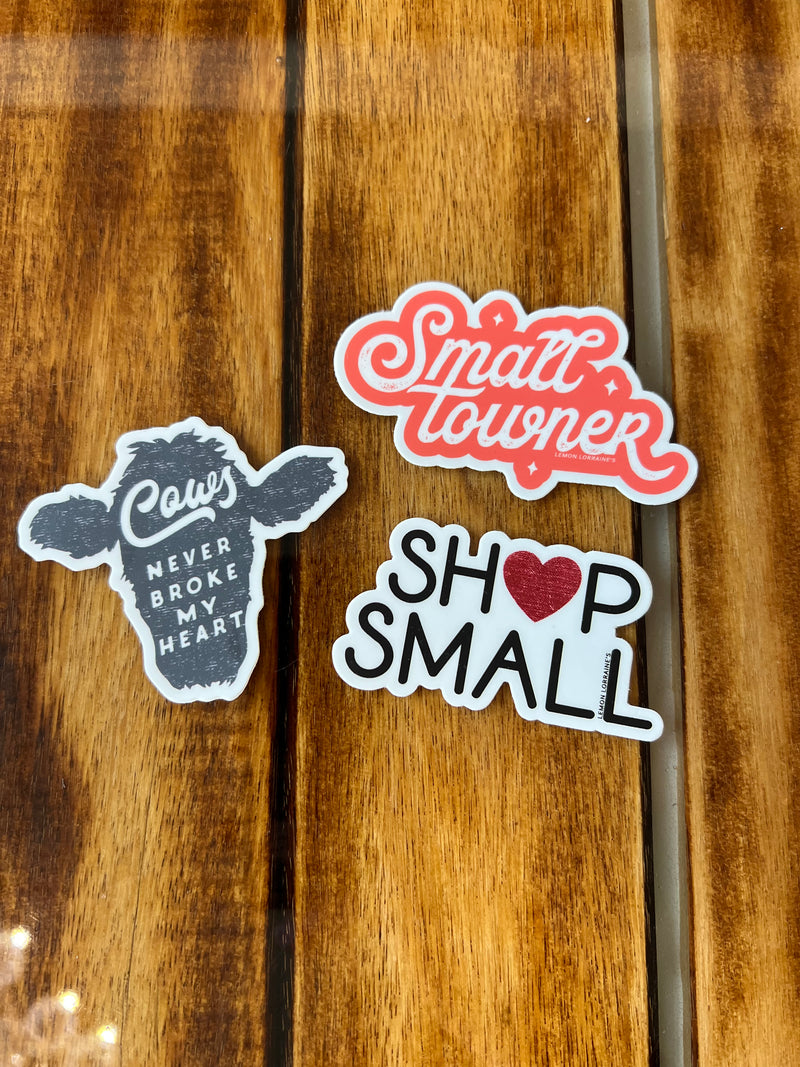 small town stickers