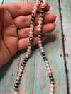 Handcrafted Sterling Silver and Freshwater Pearl Necklace 18”
